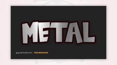Metal Text Effect