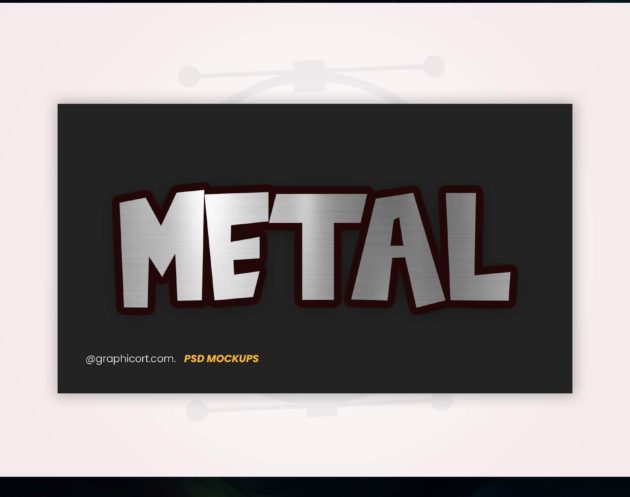 Metal Text Effect